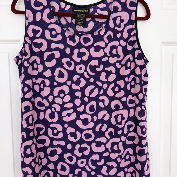 Nooworks Rayon Tank in Cheetah Spot - Size Large - Picture 7 of 7